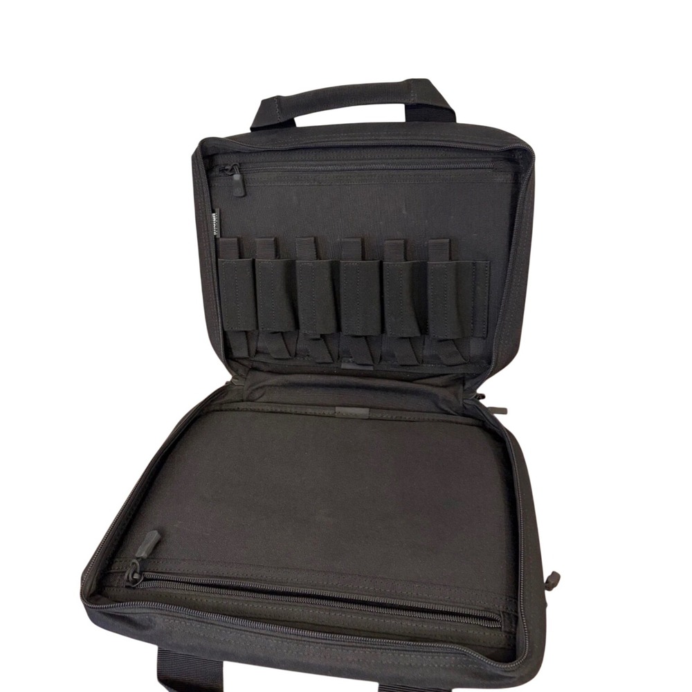 Savior Equipment Specialist Series Pistol Case Obsidian Black Soft Range Bag 13" - Picture 4 of 6
